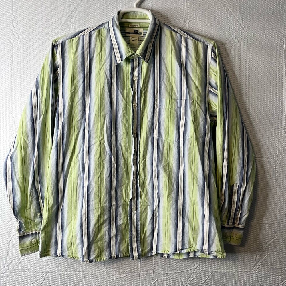 BKE Buckle Multicolor Regular Fit Striped Shirt Size L